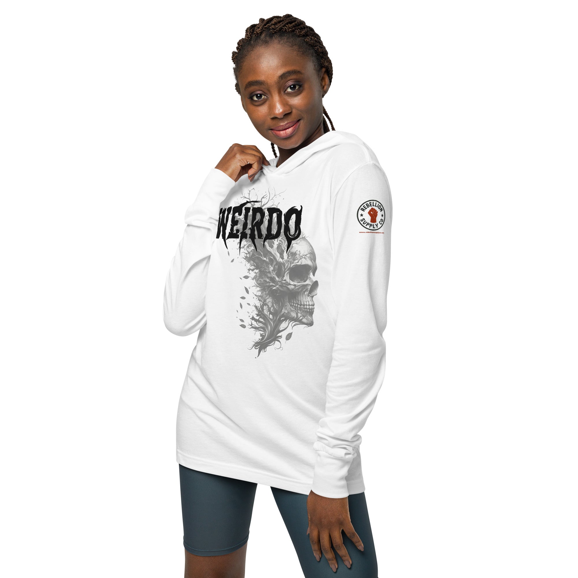 WEIRDO Hooded long-sleeve tee – Rebellion Supply Co.